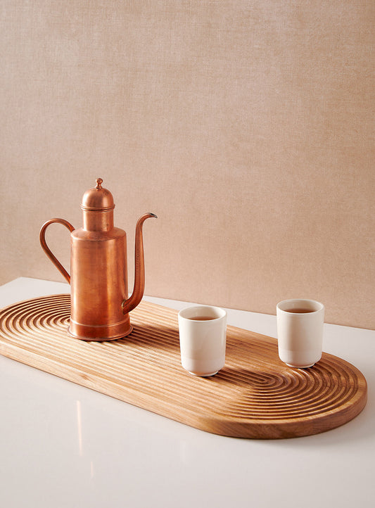 Large Oval Groove Tray